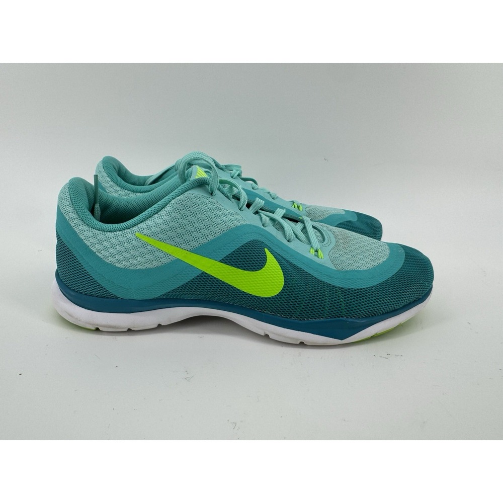 Nike Flex TR 6 Running Shoes Women's Size 9 Green Teal Athletic